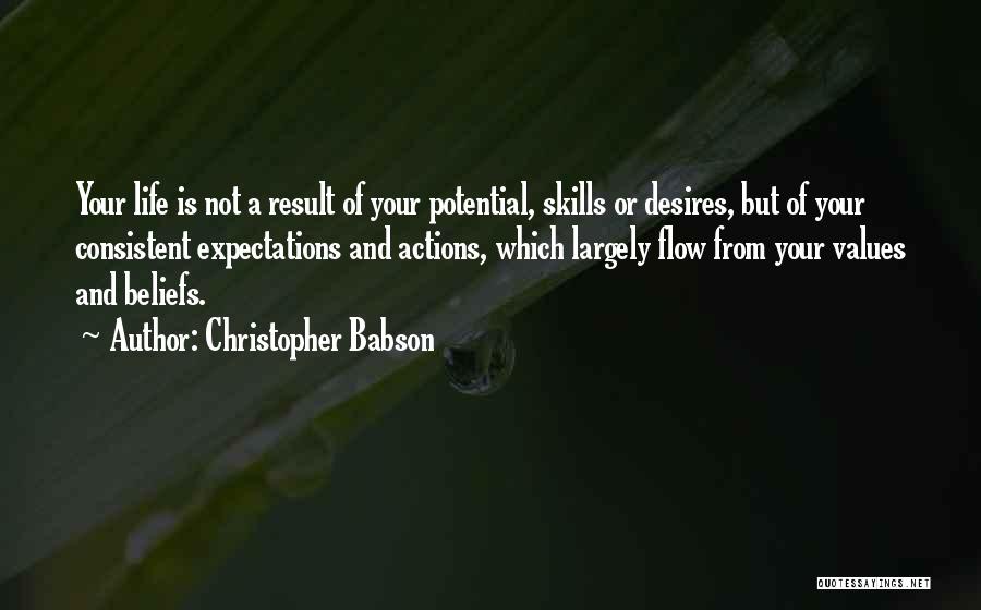 Personal Beliefs Quotes By Christopher Babson