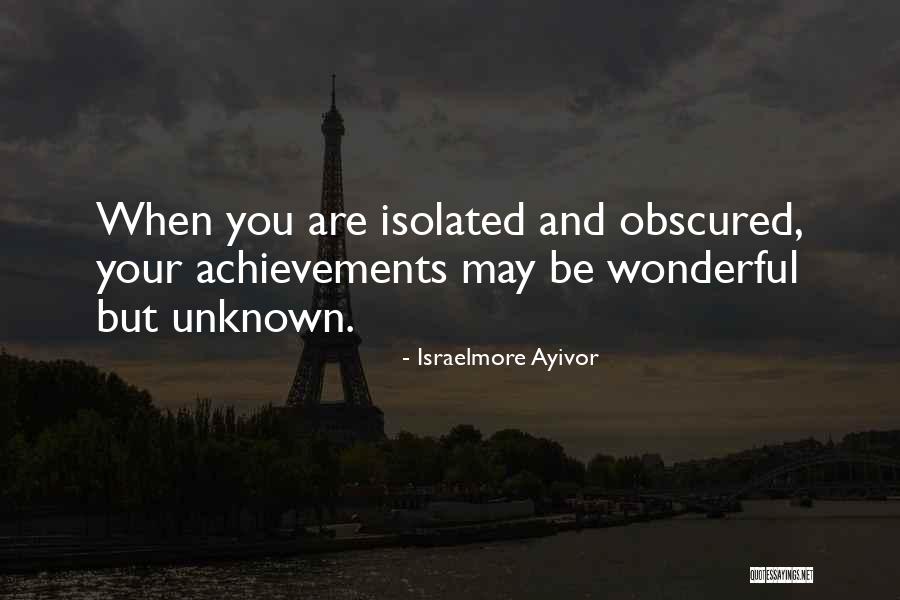 Personal Branding Quotes By Israelmore Ayivor