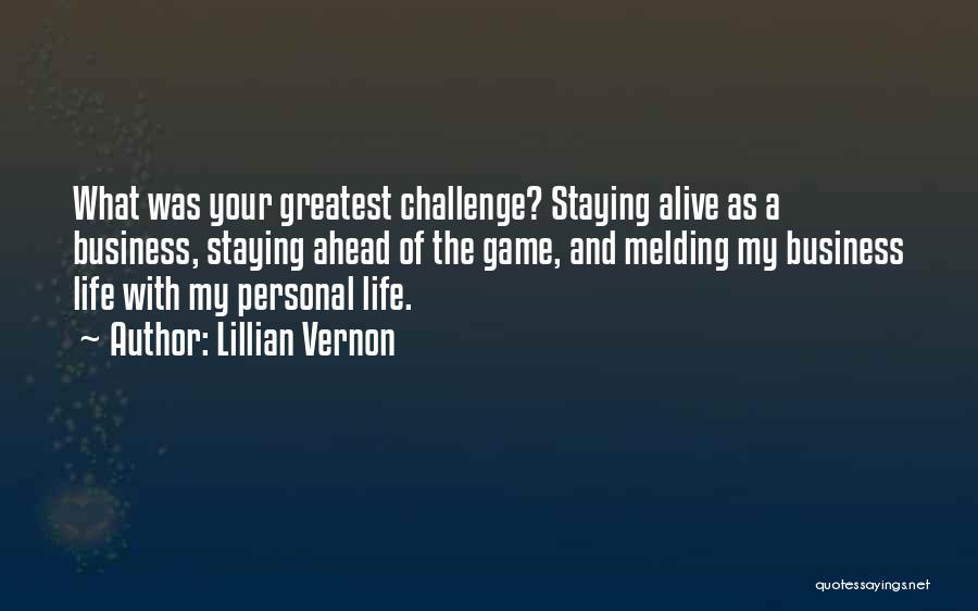 Personal Business Quotes By Lillian Vernon