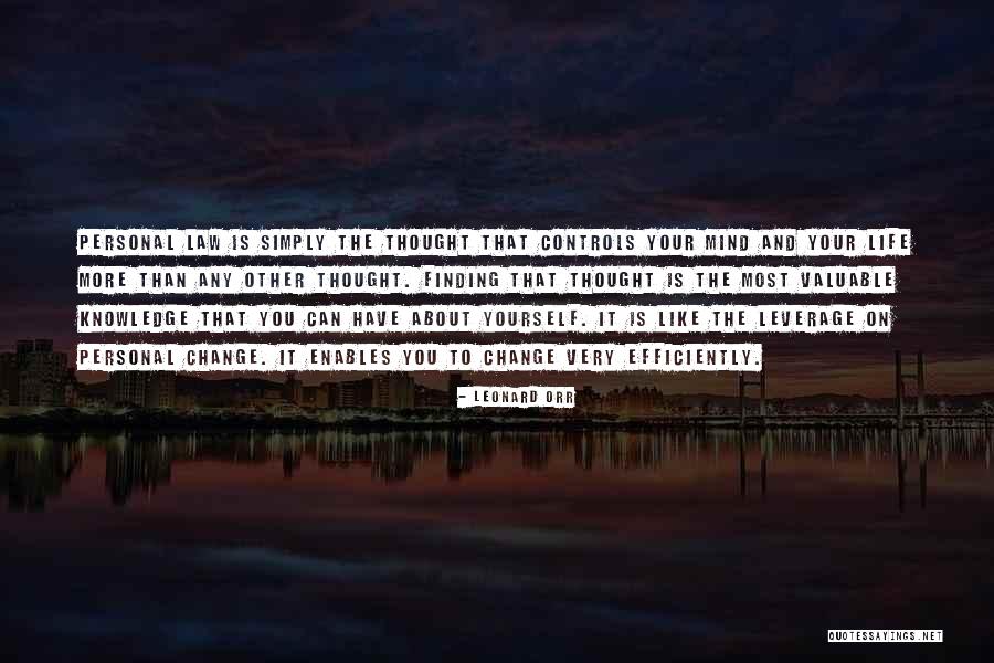 Personal Change Quotes By Leonard Orr Personal Change Quotes By Leonard Orr