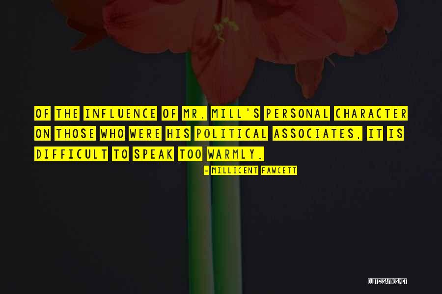 Personal Character Quotes By Millicent Fawcett Personal Character Quotes By Millicent Fawcett