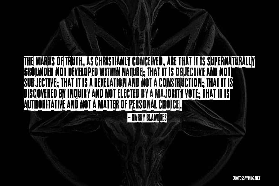 Personal Choice Quotes By Harry Blamires Personal Choice Quotes By Harry Blamires
