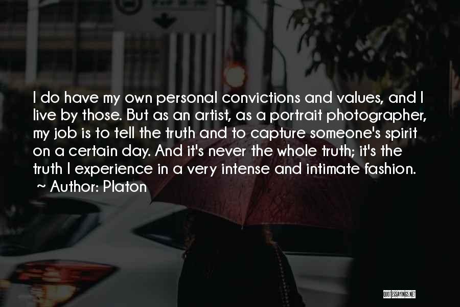 Personal Convictions Quotes By Platon