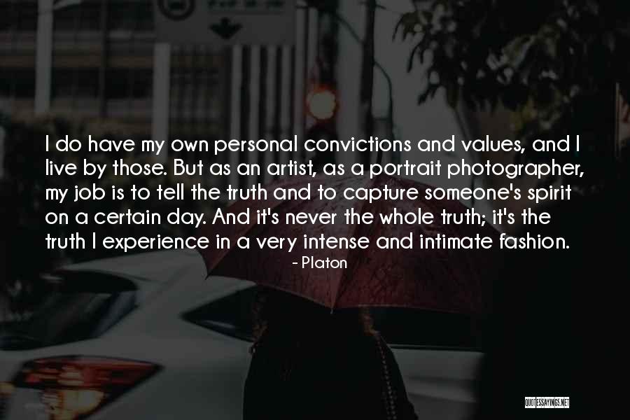 Personal Convictions Quotes By Platon