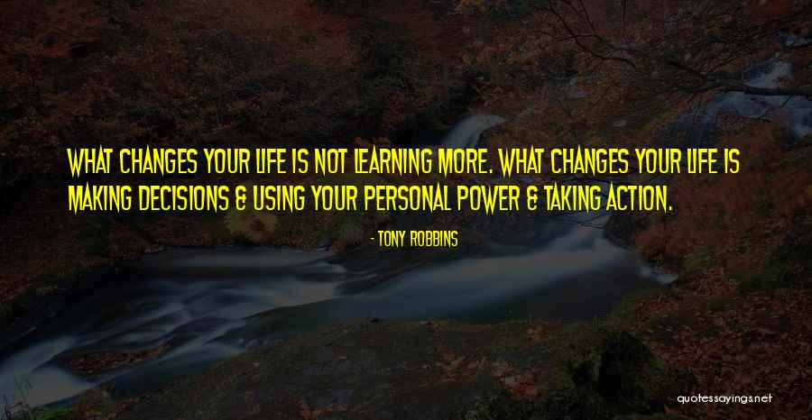 Personal Decisions Quotes By Tony Robbins Personal Decisions Quotes By Tony Robbins