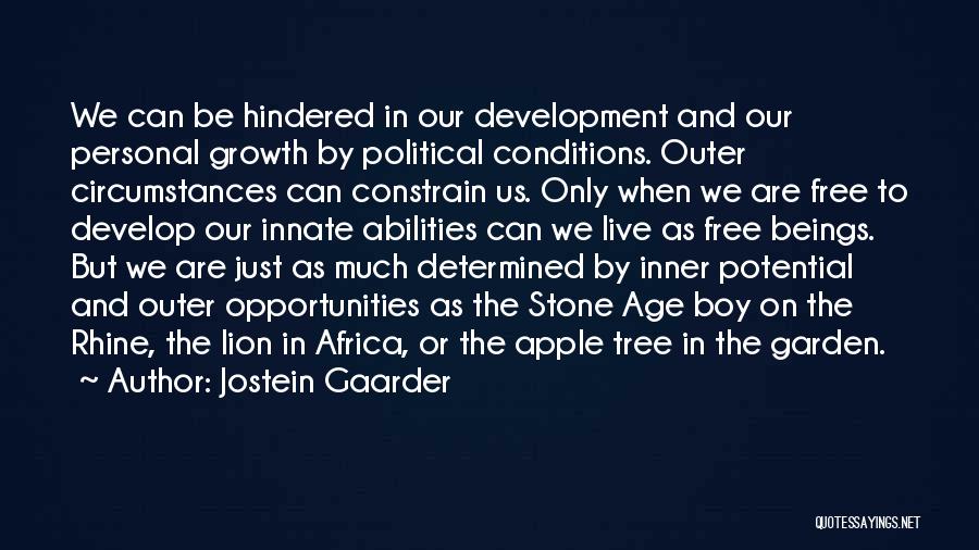 Personal Development Growth Quotes By Jostein Gaarder