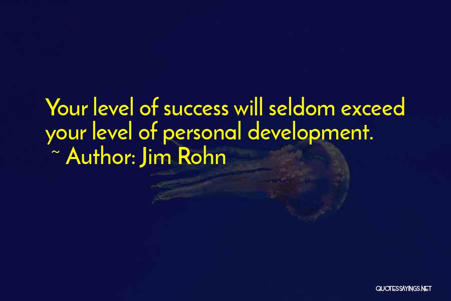 Personal Development Success Quotes By Jim Rohn