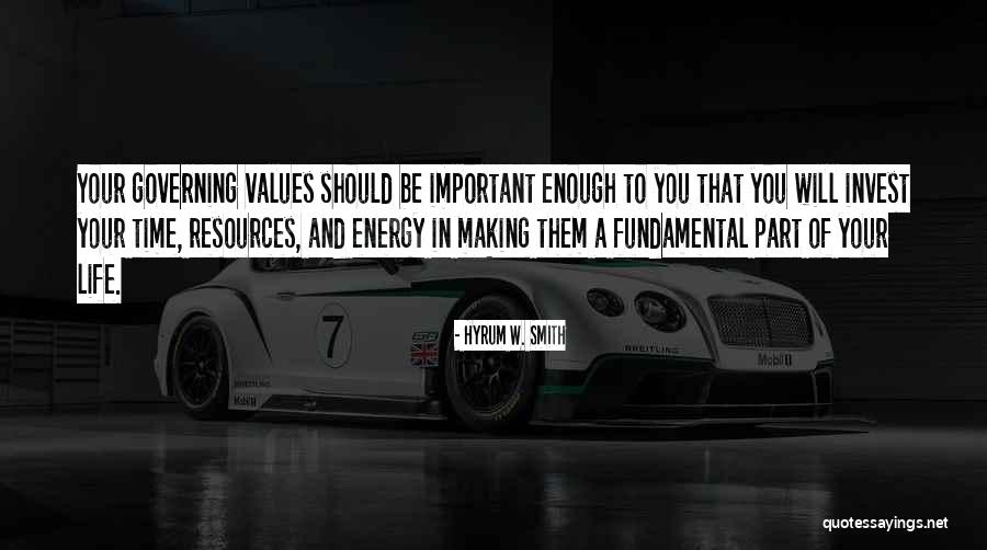 Personal Energy Quotes By Hyrum W. Smith Personal Energy Quotes By Hyrum W. Smith