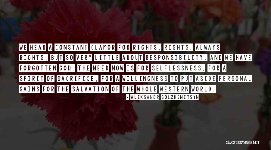 Personal Gains Quotes By Aleksandr Solzhenitsyn Personal Gains Quotes By Aleksandr Solzhenitsyn