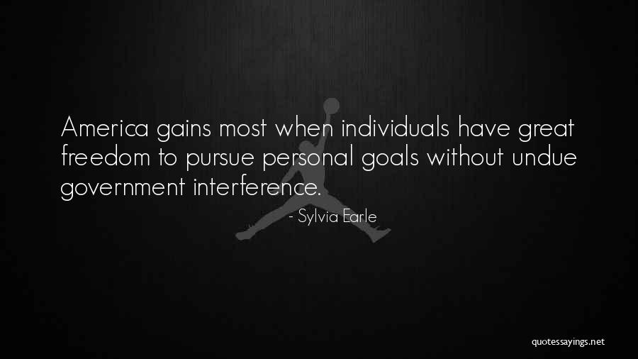 Personal Gains Quotes By Sylvia Earle