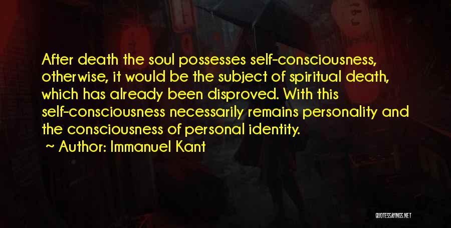 Personal Identity Quotes By Immanuel Kant
