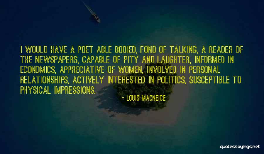 Personal Impressions Quotes By Louis MacNeice Personal Impressions Quotes By Louis MacNeice