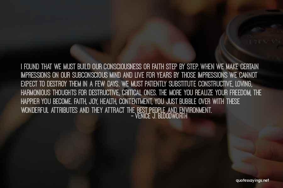 Personal Impressions Quotes By Venice J. Bloodworth Personal Impressions Quotes By Venice J. Bloodworth