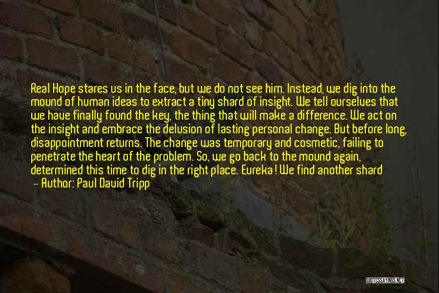 Personal Insight Quotes By Paul David Tripp