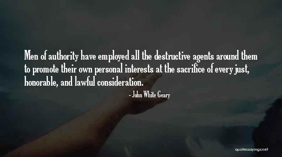 Personal Interests Quotes By John White Geary