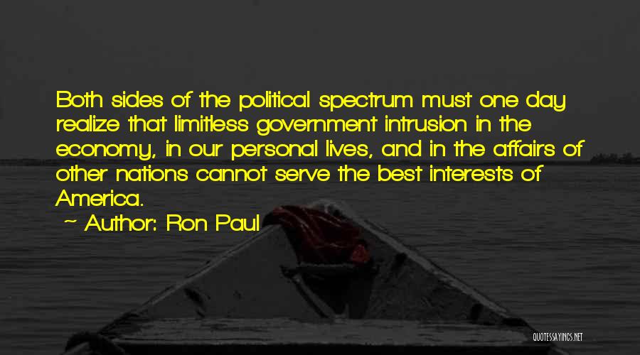 Personal Interests Quotes By Ron Paul
