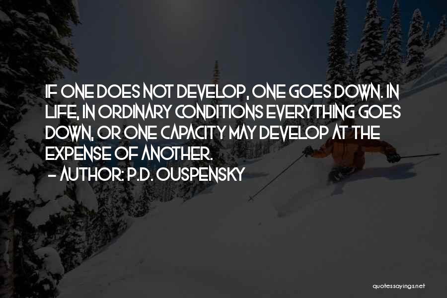 Personal Life Philosophy Quotes By P.D. Ouspensky