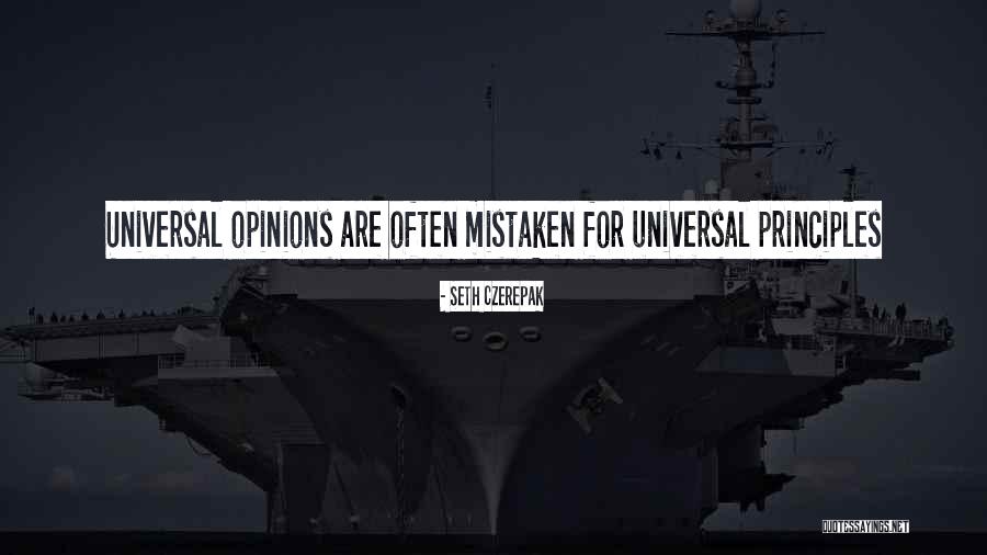 Personal Opinions Quotes By Seth Czerepak Personal Opinions Quotes By Seth Czerepak
