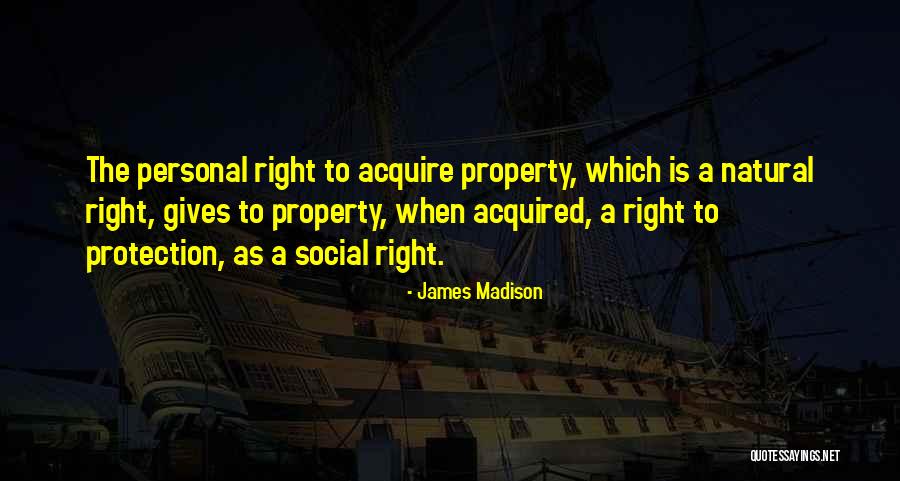 Personal Protection Quotes By James Madison Personal Protection Quotes By James Madison