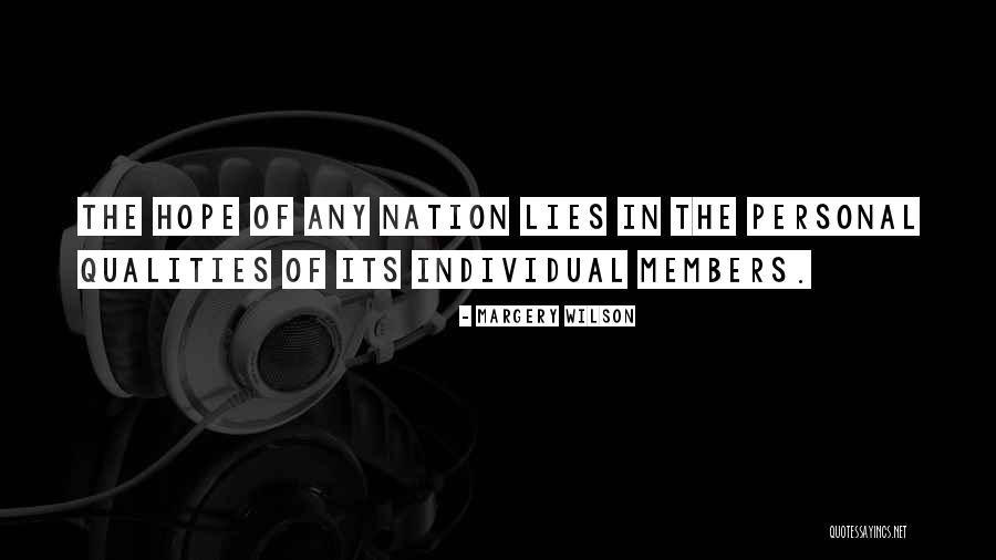 Personal Quality Quotes By Margery Wilson Personal Quality Quotes By Margery Wilson