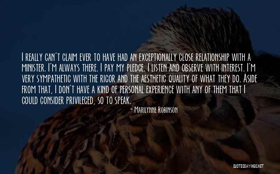 Personal Quality Quotes By Marilynne Robinson Personal Quality Quotes By Marilynne Robinson