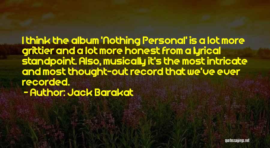 Personal Record Quotes By Jack Barakat