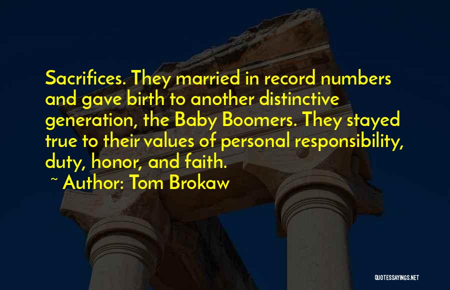 Personal Record Quotes By Tom Brokaw