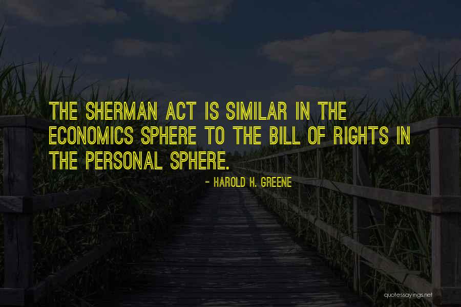 Personal Rights Quotes By Harold H. Greene Personal Rights Quotes By Harold H. Greene