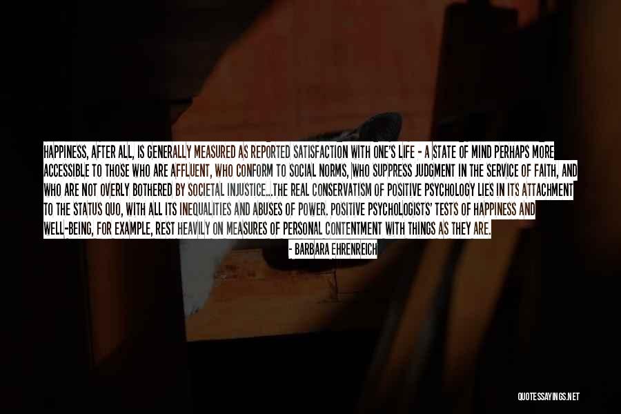 Personal Satisfaction Quotes By Barbara Ehrenreich Personal Satisfaction Quotes By Barbara Ehrenreich