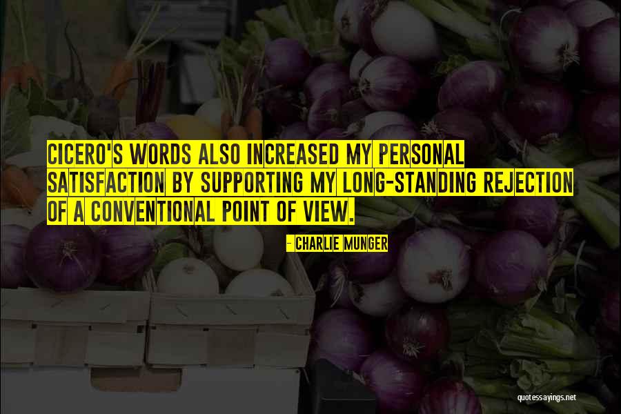 Personal Satisfaction Quotes By Charlie Munger Personal Satisfaction Quotes By Charlie Munger