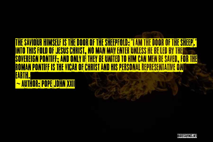 Personal Saviour Quotes By Pope John XXII