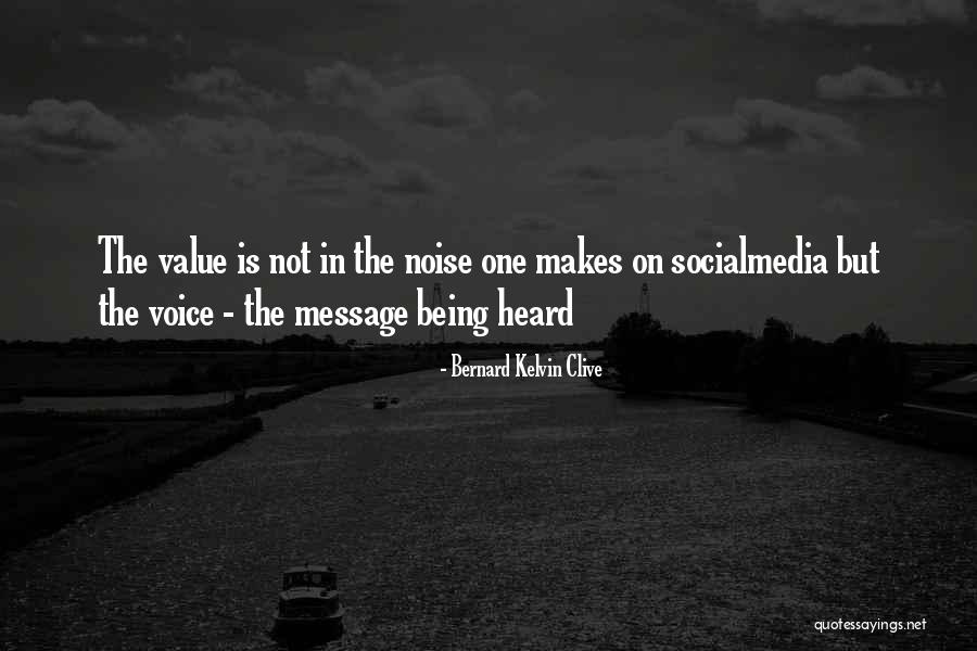 Personal Value Quotes By Bernard Kelvin Clive Personal Value Quotes By Bernard Kelvin Clive