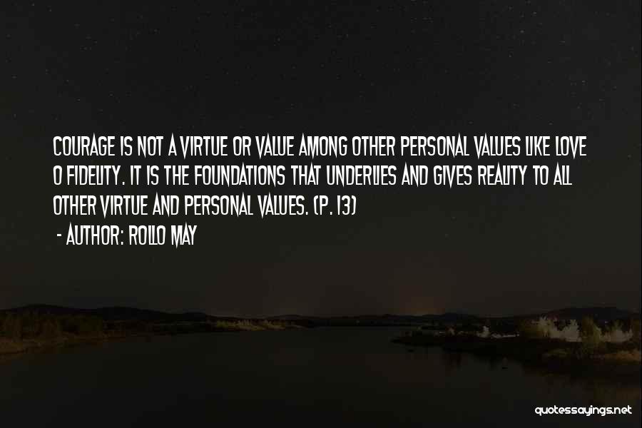 Personal Values Quotes By Rollo May