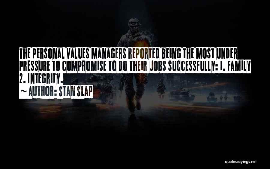 Personal Values Quotes By Stan Slap