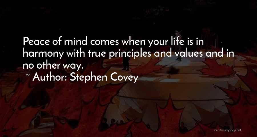 Personal Values Quotes By Stephen Covey