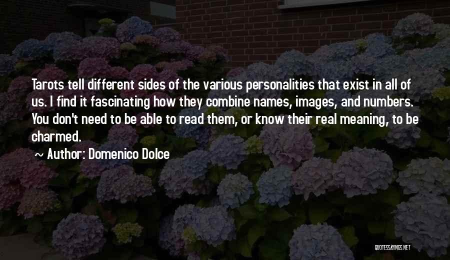 Personalities Different Quotes By Domenico Dolce