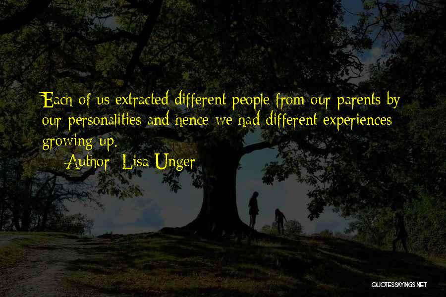 Personalities Different Quotes By Lisa Unger