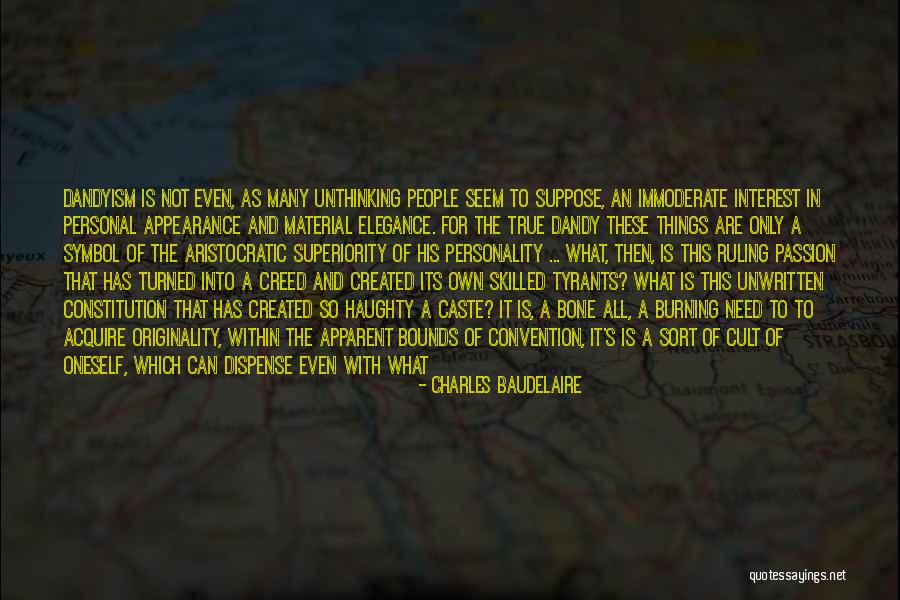 Personality And Appearance Quotes By Charles Baudelaire Personality And Appearance Quotes By Charles Baudelaire