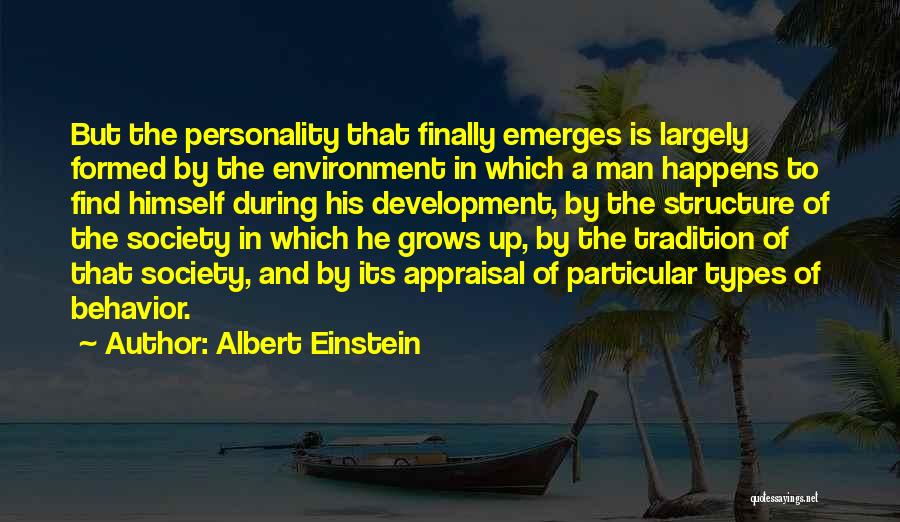 Personality And Behavior Quotes By Albert Einstein