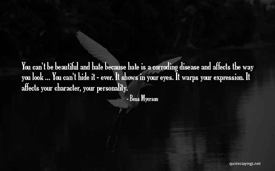 Personality And Character Quotes By Bess Myerson Personality And Character Quotes By Bess Myerson