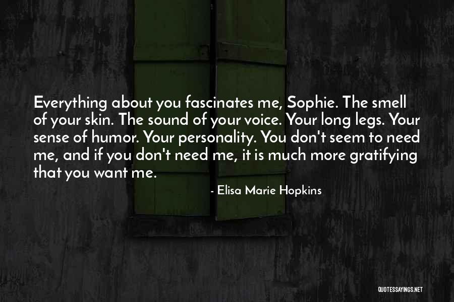 Personality And Love Quotes By Elisa Marie Hopkins