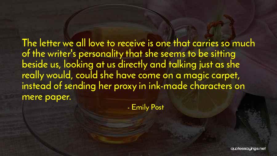 Personality And Love Quotes By Emily Post Personality And Love Quotes By Emily Post