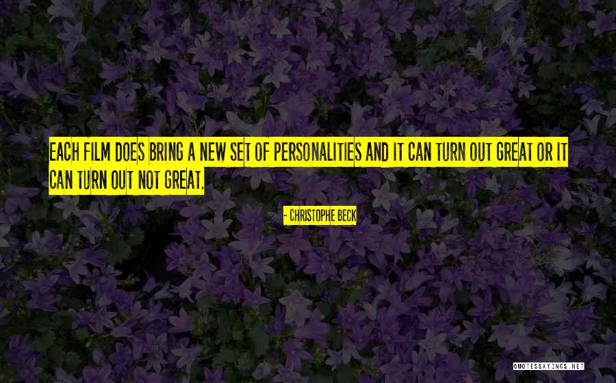 Personality And Quotes By Christophe Beck Personality And Quotes By Christophe Beck