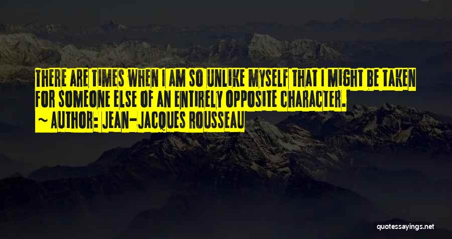 Personality Change Quotes By Jean-Jacques Rousseau