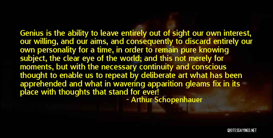 Personality Is Thought Quotes By Arthur Schopenhauer Personality Is Thought Quotes By Arthur Schopenhauer