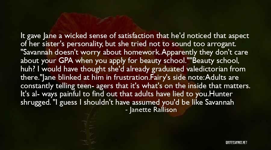 Personality Is Thought Quotes By Janette Rallison Personality Is Thought Quotes By Janette Rallison