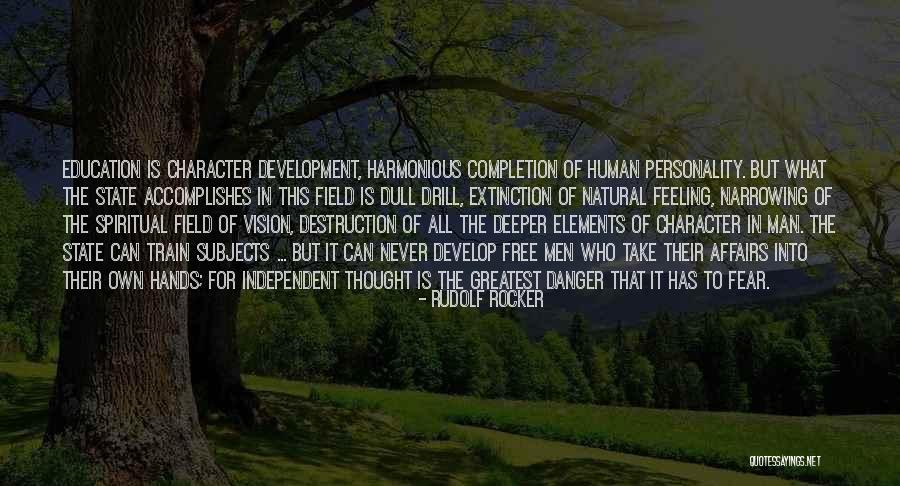 Personality Is Thought Quotes By Rudolf Rocker Personality Is Thought Quotes By Rudolf Rocker