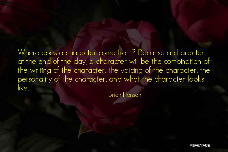 Personality Not Looks Quotes By Brian Henson