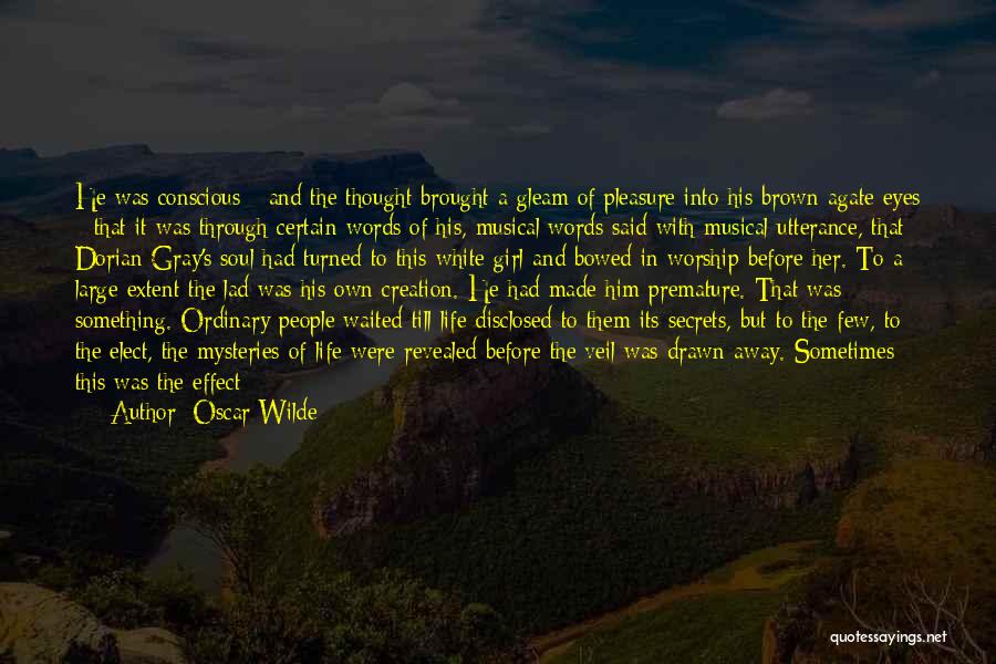 Personality Of A Girl Quotes By Oscar Wilde