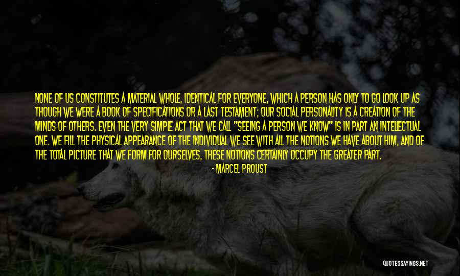 Personality Over Appearance Quotes By Marcel Proust Personality Over Appearance Quotes By Marcel Proust